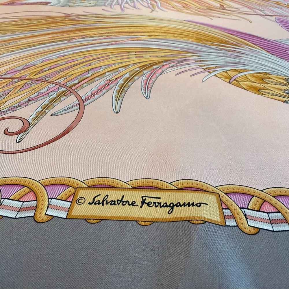 Authentic Salvatore Ferragamo Scarf - Picture 3 of 10